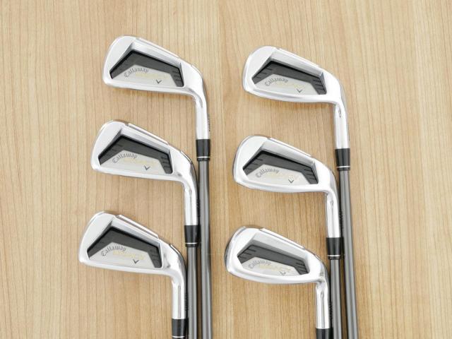 Iron set : Callaway : ชุดเหล็ก Callaway Legacy V (Forged) มีเหล็ก 5-Pw (6 ชิ้น) ก้านกราไฟต์ Flex SR