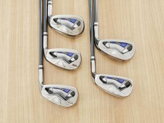 Iron set : Maruman : ชุดเหล็ก Maruman Majesty Royal Black (รุ่นท๊อปสุด ตีง่าย เด้ง ไกลมากๆ) มีเหล็ก 7-10,Pw (5 ชิ้น ระยะเทียบเท่า 6-Pw) ก้านกราไฟต์ Flex R