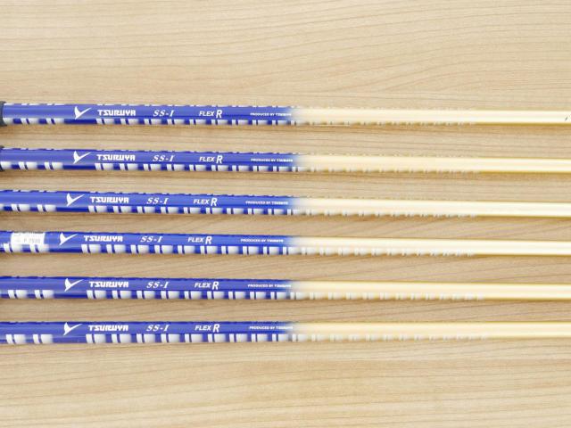 Iron set : Tsuruya : ชุดเหล็กกระเทย Tsuruya SS-I (ตีง่ายมาก) มีเหล็ก 5-Pw (6 ชิ้น) ก้านกราไฟต์ Flex R