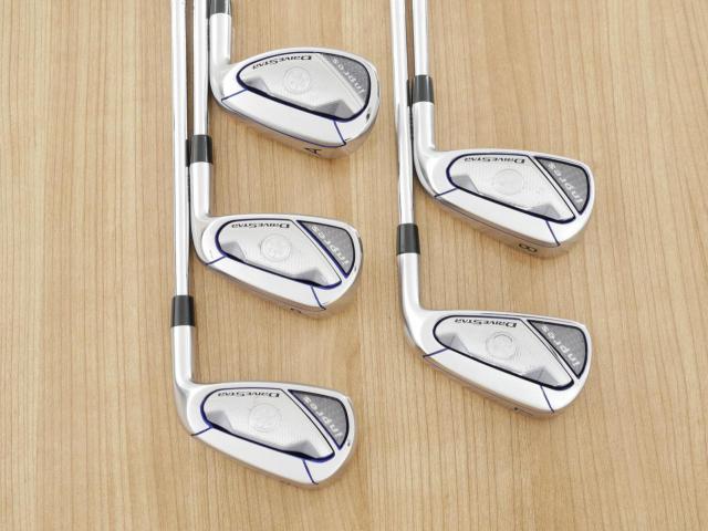 Iron set : Yamaha : ชุดเหล็ก Yamaha Inpres DriveStar (ออกปี 2023 ตีไกลที่สุด ไกลกว่าเหล็กทั่วไป 2 เบอร์ หน้าเด้งมากๆ) มีเหล็ก 7-Pw,Aw (5 ชิ้น) ก้านเหล็ก NS Pro 850 Neo Flex S