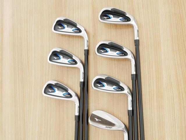 Iron set : Mizuno : ชุดเหล็ก Mizuno RV-5 มีเหล็ก 5-Pw,Sw (7 ชิ้น) ก้านกราไฟต์ Flex R