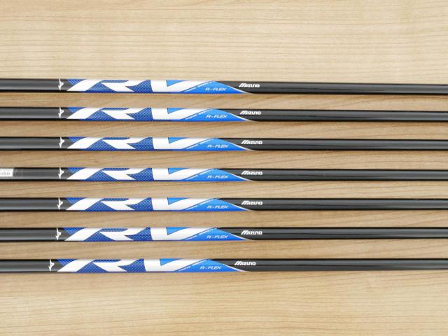 Iron set : Mizuno : ชุดเหล็ก Mizuno RV-5 มีเหล็ก 5-Pw,Sw (7 ชิ้น) ก้านกราไฟต์ Flex R