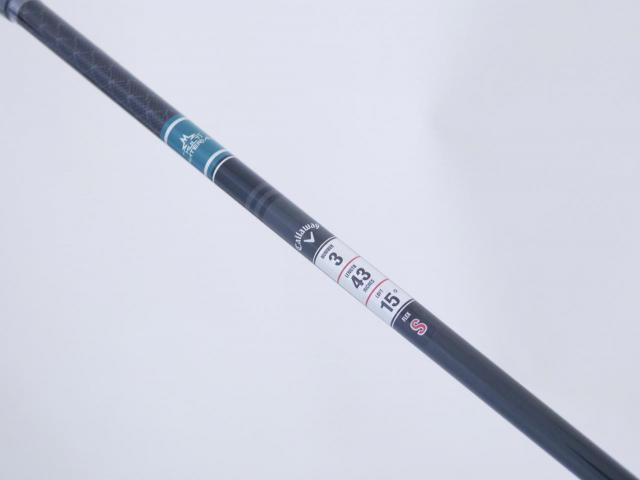 Fairway Wood : callaway : **ของใหม่ ยังไม่แกะพลาสติก** หัวไม้ 3 Callaway ELYTE Triple Diamond (ออกปี 2025) Loft 15 ก้าน Mitsubishi TENSEI 60 Flex S