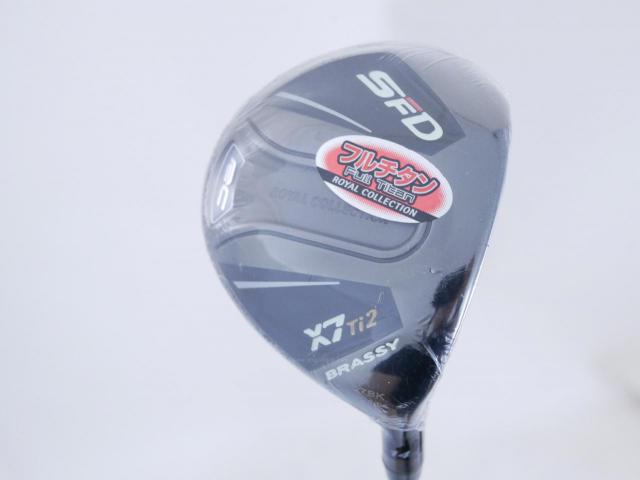 Fairway Wood : ROYAL COLLECTION : **หัวของใหม่ ก้านมือสอง** หัวไม้ 2 RC (Royal Collection) SFD X7 Ti (ตัว Titanium หายาก) Loft 14 ก้าน Superio HM-50T Prototype Flex R