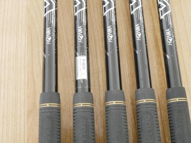 Iron set : Honma : **ก้าน 3 ดาว** ชุดเหล็ก Honma Beres NX (รุ่นปี 2023) มีเหล็ก 7-11 (5 ชิ้น) ก้านกราไฟต์ Honma Vizard IB-WF 85 Flex S (3 ดาว)