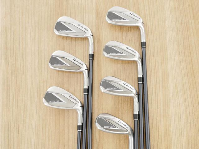 Iron set : Taylormade : ชุดเหล็ก Taylormade Stealth (ออกปี 2022 Japan Spec.) มีเหล็ก 6-Pw,Aw,Sw (7 ชิ้น) ก้านกราไฟต์ Mitsubishi Tensei TM60 Flex R
