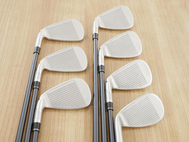 Iron set : Taylormade : ชุดเหล็ก Taylormade Stealth (ออกปี 2022 Japan Spec.) มีเหล็ก 6-Pw,Aw,Sw (7 ชิ้น) ก้านกราไฟต์ Mitsubishi Tensei TM60 Flex R