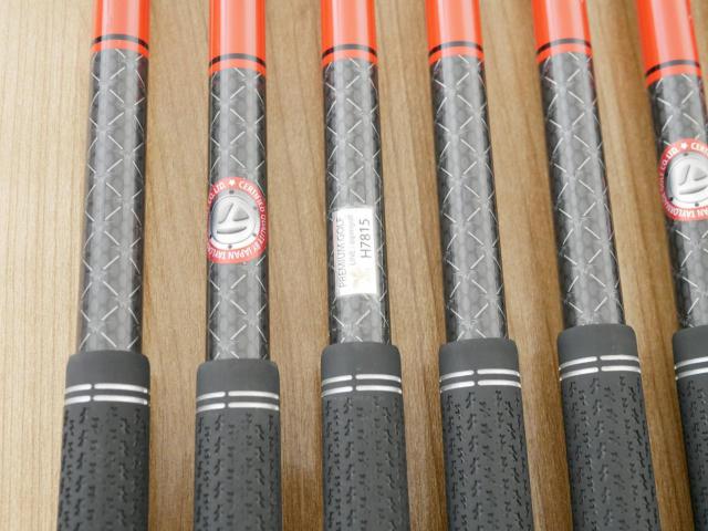 Iron set : Taylormade : ชุดเหล็ก Taylormade Stealth (ออกปี 2022 Japan Spec.) มีเหล็ก 6-Pw,Aw,Sw (7 ชิ้น) ก้านกราไฟต์ Mitsubishi Tensei TM60 Flex R