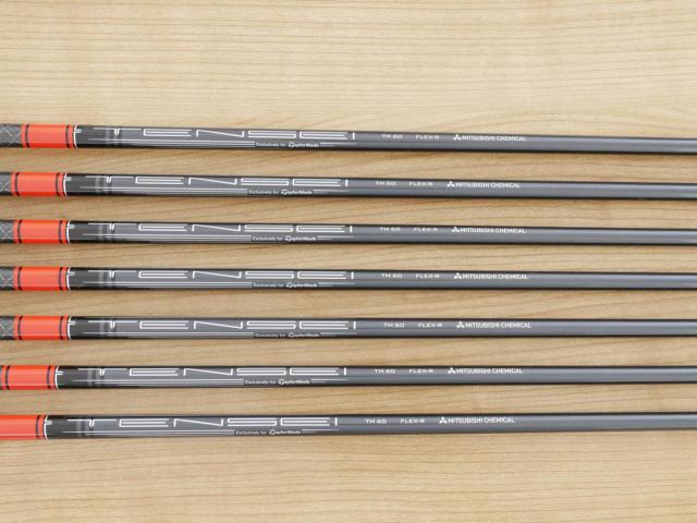 Iron set : Taylormade : ชุดเหล็ก Taylormade Stealth (ออกปี 2022 Japan Spec.) มีเหล็ก 6-Pw,Aw,Sw (7 ชิ้น) ก้านกราไฟต์ Mitsubishi Tensei TM60 Flex R