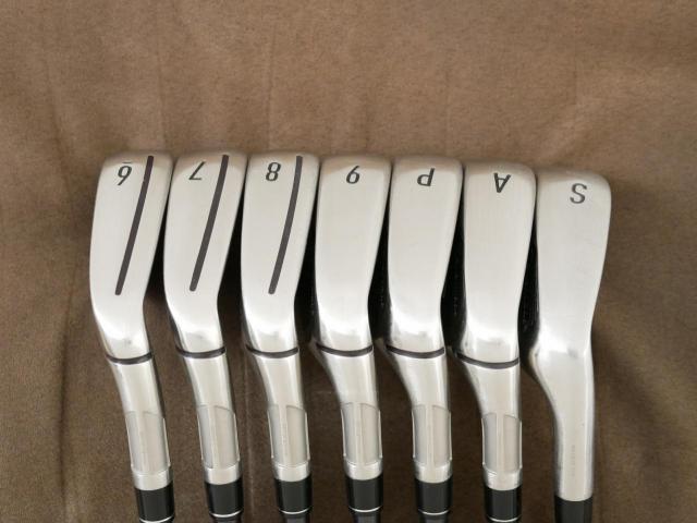 Iron set : Taylormade : ชุดเหล็ก Taylormade Stealth (ออกปี 2022 Japan Spec.) มีเหล็ก 6-Pw,Aw,Sw (7 ชิ้น) ก้านกราไฟต์ Mitsubishi Tensei TM60 Flex R