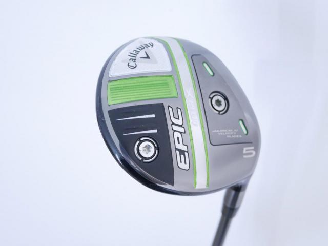 Fairway Wood : callaway : หัวไม้ 5 Callaway EPIC MAX (รุ่นปี 2021) Loft 18 ก้าน Mitsubishi Diamana 40 Flex SR
