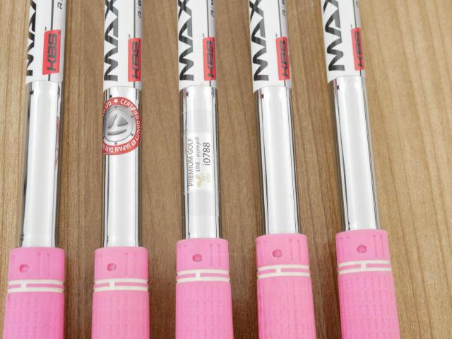 Iron set : Taylormade : ชุดเหล็ก Taylormade SIM MAX (ออกปี 2020 Japan Spec.) มีเหล็ก 6-Pw (5 ชิ้น) ก้านเหล็ก KBS Max 85 Flex R