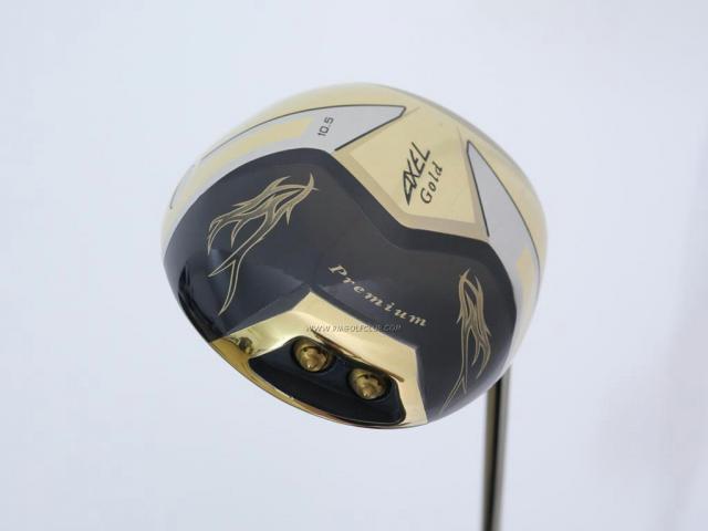 Driver : Tsuruya : Tsuruya AXEL Gold Premium (460cc. ตัวท๊อป หน้าเด้ง Non-Conform ของใหม่ 4 หมื่น) Loft 10.5 Flex R