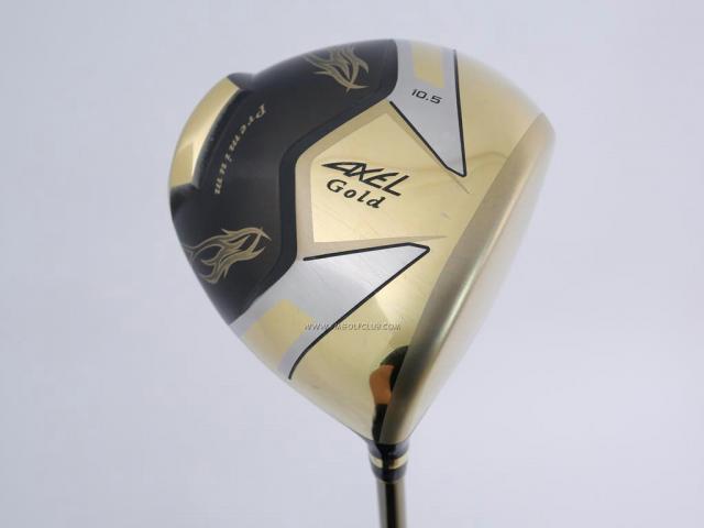 Driver : Tsuruya : Tsuruya AXEL Gold Premium (460cc. ตัวท๊อป หน้าเด้ง Non-Conform ของใหม่ 4 หมื่น) Loft 10.5 Flex R