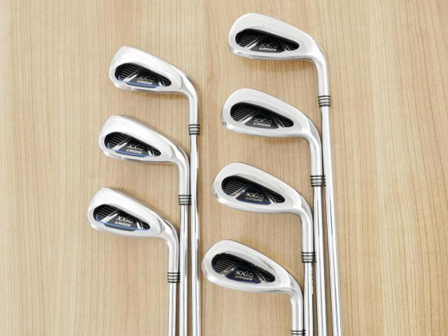 Iron set : XXIO : ชุดเหล็ก XXIO Cross (ออกปี 2019 ตีไกลที่สุดของที่สุดจาก XXIO หน้าเด้งสุดๆ) มีเหล็ก 7-Pw,Aw,Dw,Sw (7 ชิ้น ตีไกลกว่าปกติ 2 เบอร์) ก้านเหล็ก NS Pro 870 DST Flex S