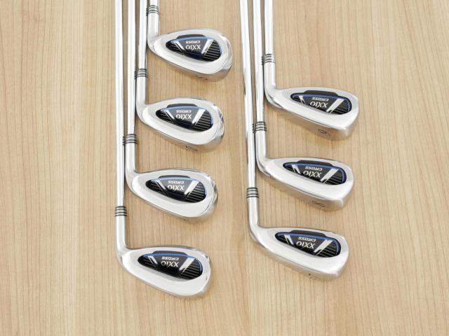 Iron set : XXIO : ชุดเหล็ก XXIO Cross (ออกปี 2019 ตีไกลที่สุดของที่สุดจาก XXIO หน้าเด้งสุดๆ) มีเหล็ก 7-Pw,Aw,Dw,Sw (7 ชิ้น ตีไกลกว่าปกติ 2 เบอร์) ก้านเหล็ก NS Pro 870 DST Flex S