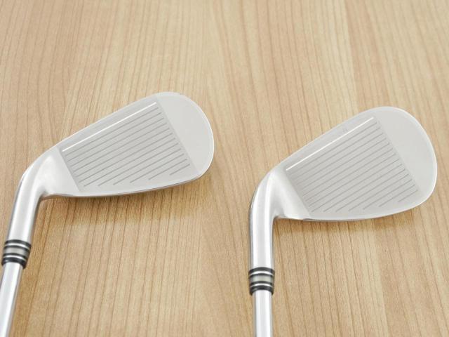 Iron set : XXIO : ชุดเหล็ก XXIO Cross (ออกปี 2019 ตีไกลที่สุดของที่สุดจาก XXIO หน้าเด้งสุดๆ) มีเหล็ก 7-Pw,Aw,Dw,Sw (7 ชิ้น ตีไกลกว่าปกติ 2 เบอร์) ก้านเหล็ก NS Pro 870 DST Flex S