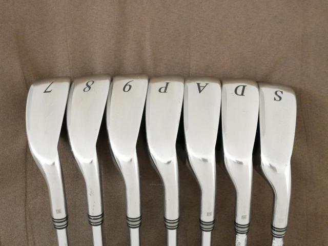 Iron set : XXIO : ชุดเหล็ก XXIO Cross (ออกปี 2019 ตีไกลที่สุดของที่สุดจาก XXIO หน้าเด้งสุดๆ) มีเหล็ก 7-Pw,Aw,Dw,Sw (7 ชิ้น ตีไกลกว่าปกติ 2 เบอร์) ก้านเหล็ก NS Pro 870 DST Flex S