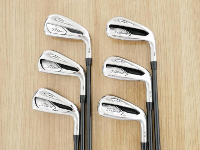 Iron set : Titleist : ชุดเหล็ก Titleist AP1 718 (ออกปี 2018) มีเหล็ก 5-Pw (6 ชิ้น) ก้านกราไฟต์ Fujikura MCI 60 Flex S