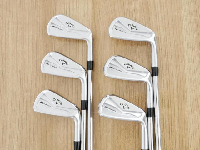 Iron set : Callaway : ชุดเหล็ก Callaway X Forged (รุ่นล่าสุด ปี 2024 นุ่ม แน่น หล่อมาก) มีเหล็ก 5-Pw (6 ชิ้น) ก้านเหล็ก NS Pro Modus 120 Flex S