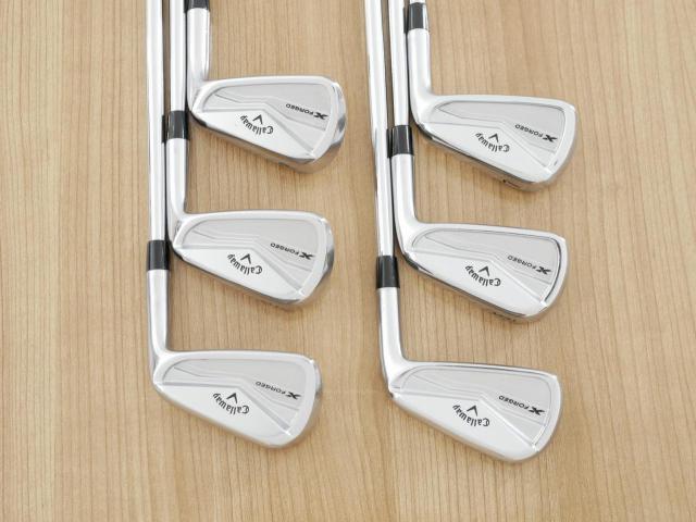 Iron set : Callaway : ชุดเหล็ก Callaway X Forged (รุ่นล่าสุด ปี 2024 นุ่ม แน่น หล่อมาก) มีเหล็ก 5-Pw (6 ชิ้น) ก้านเหล็ก NS Pro Modus 120 Flex S