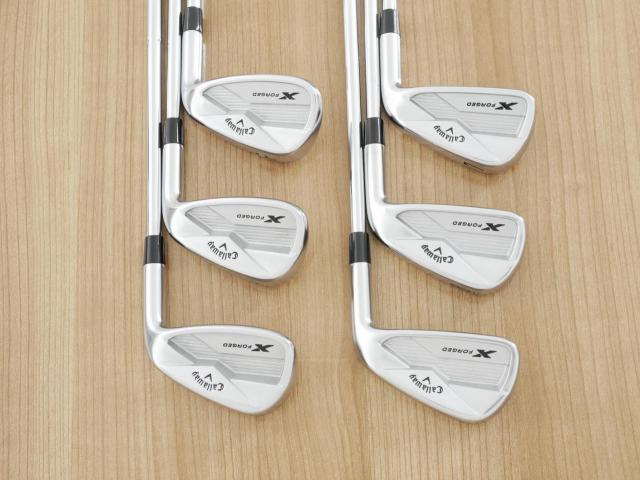 Iron set : Callaway : ชุดเหล็ก Callaway X Forged (ปี 2019) มีเหล็ก 5-Pw (6 ชิ้น) ก้านเหล็ก Dynamic Gold 115 MID S200