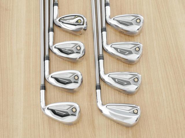 Iron set : Taylormade : ชุดเหล็ก Taylormade Gloire (รุ่นท๊อปสุด Japan Spec. ใบใหญ่ ตีง่าย ไกล) มีเหล็ก 5-Pw,Aw,Sw (8 ชิ้น) ก้านกราไฟต์ Flex R