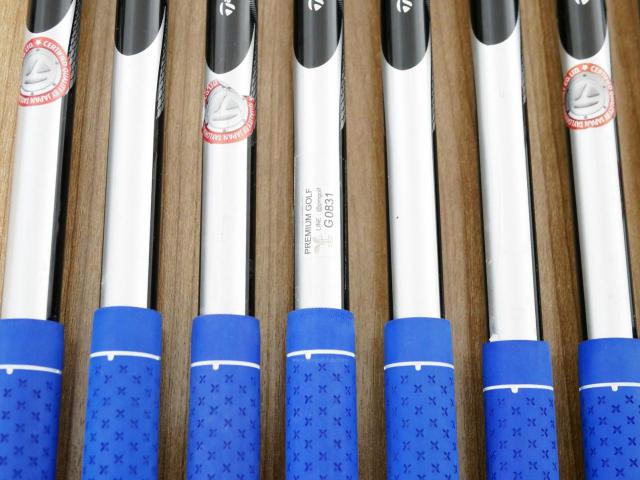 Iron set : Taylormade : ชุดเหล็ก Taylormade Gloire (รุ่นท๊อปสุด Japan Spec. ใบใหญ่ ตีง่าย ไกล) มีเหล็ก 5-Pw,Aw,Sw (8 ชิ้น) ก้านกราไฟต์ Flex R