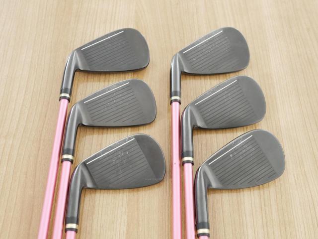 Iron set : Honma : **ก้าน 3 ดาว** ชุดเหล็ก Honma Beres Black Forged (ออกปี 2022 สวยมากๆ) มีเหล็ก 6-11 (6 ชิ้น เทียบเท่า 5-Pw) ก้าน Honma ARMRQ MX Flex R2 (3 ดาว)