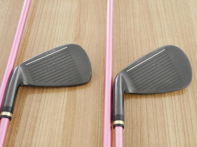 Iron set : Honma : **ก้าน 3 ดาว** ชุดเหล็ก Honma Beres Black Forged (ออกปี 2022 สวยมากๆ) มีเหล็ก 6-11 (6 ชิ้น เทียบเท่า 5-Pw) ก้าน Honma ARMRQ MX Flex R2 (3 ดาว)