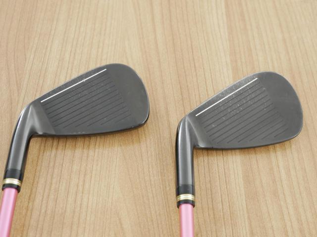 Iron set : Honma : **ก้าน 3 ดาว** ชุดเหล็ก Honma Beres Black Forged (ออกปี 2022 สวยมากๆ) มีเหล็ก 6-11 (6 ชิ้น เทียบเท่า 5-Pw) ก้าน Honma ARMRQ MX Flex R2 (3 ดาว)