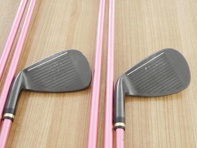 Iron set : Honma : **ก้าน 3 ดาว** ชุดเหล็ก Honma Beres Black Forged (ออกปี 2022 สวยมากๆ) มีเหล็ก 6-11 (6 ชิ้น เทียบเท่า 5-Pw) ก้าน Honma ARMRQ MX Flex R2 (3 ดาว)