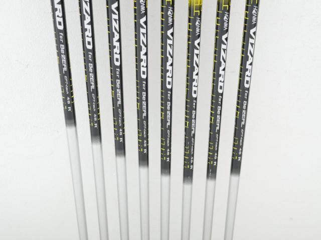 Iron set : Honma : ชุดเหล็ก Honma Bezeal 525 (ออกปี 2016 รุ่นนี้ใบใหญ่ที่สุดของ Honma) มีเหล็ก 6-11,Aw,Sw (8 ชิ้น เทียบเท่า 5-Pw,Aw,Sw) ก้านกราไฟต์ Honma Vizard 48 Flex R