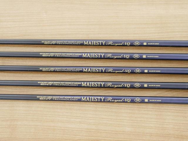 Iron set : Maruman : ชุดเหล็ก Maruman Majesty Royal VQ (รุ่นท๊อปสุด) มีเหล็ก 7-Pw,Aw (5 ชิ้น) ก้านกราไฟต์ Flex SR