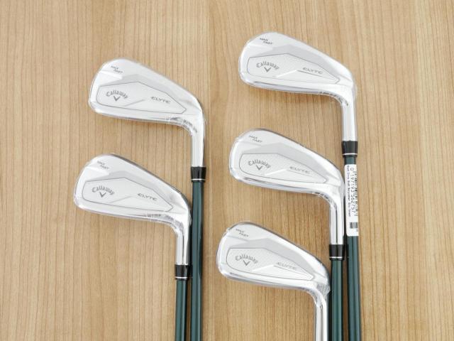 Iron set : Callaway : **ของใหม่ ยังไม่แกะพลาสติก** ชุดเหล็ก Callaway ELYTE Max Fast (รุ่นล่าสุด ออกปี 2025 ตีง่ายมาก ไกล Japan Spec.) มีเหล็ก 6-Pw (5 ชิ้น) ก้านกราไฟต์ UST Mamiya LINQ 40 Flex R