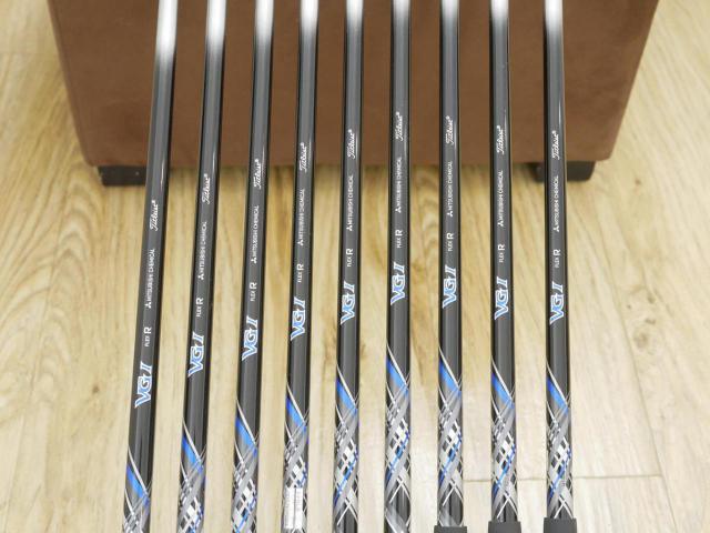 Iron set : Titleist : ชุดเหล็ก Titleist VG3 Type D Forged (รุ่นปี 2019 Japan Spec. ตีง่ายและไกลที่สุดของ Titleist) มีเหล็ก 5-Pw,Aw,As,Sw (เต็มเซ็ต 9 ชิ้น) ก้านกราไฟต์ Mitsubishi VGI Flex R