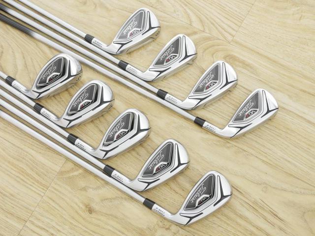 Iron set : Titleist : ชุดเหล็ก Titleist VG3 Type D Forged (รุ่นปี 2019 Japan Spec. ตีง่ายและไกลที่สุดของ Titleist) มีเหล็ก 5-Pw,Aw,As,Sw (เต็มเซ็ต 9 ชิ้น) ก้านกราไฟต์ Mitsubishi VGI Flex R