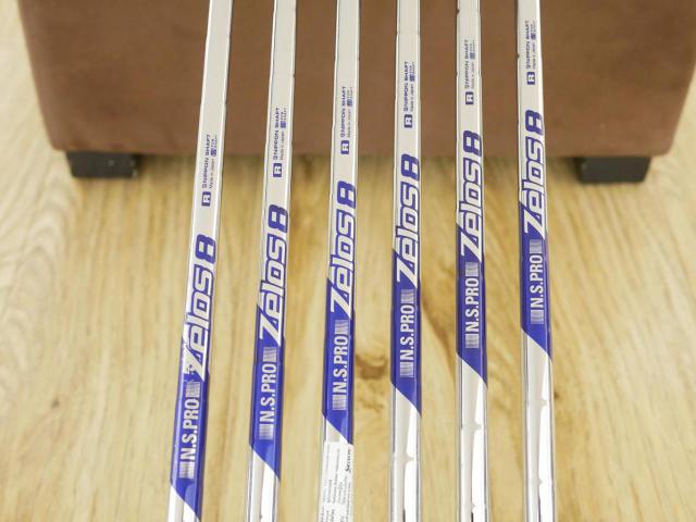 Iron set : Other Brand : ชุดเหล็ก Srixon ZX4 Face Forged (รุ่นปี 2021 ตีง่าย ไกล) มีเหล็ก 5-Pw (6 ชิ้น) ก้านเหล็ก NS Pro Zelos 8 Flex R