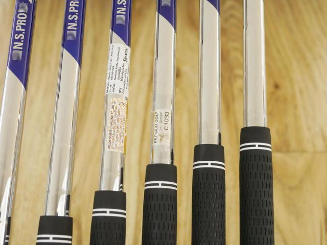 Iron set : Other Brand : ชุดเหล็ก Srixon ZX4 Face Forged (รุ่นปี 2021 ตีง่าย ไกล) มีเหล็ก 5-Pw (6 ชิ้น) ก้านเหล็ก NS Pro Zelos 8 Flex R