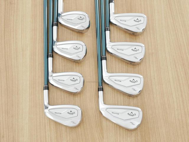 Iron set : Callaway : ชุดเหล็ก Callaway ELYTE Max Fast (รุ่นล่าสุด ออกปี 2025 ตีง่ายมาก ไกล Japan Spec.) มีเหล็ก 5-Pw,Aw,Sw (8 ชิ้น) ก้านกราไฟต์ Fujikura VENTUS 5 Flex SR