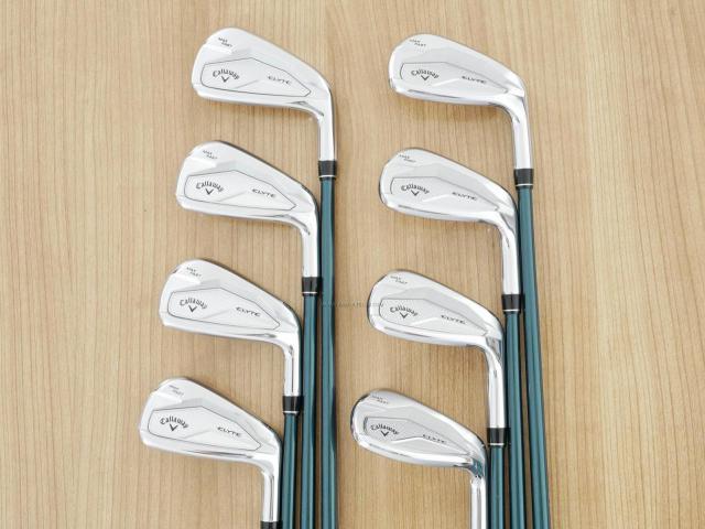 Iron set : Callaway : ชุดเหล็ก Callaway ELYTE Max Fast (รุ่นล่าสุด ออกปี 2025 ตีง่ายมาก ไกล Japan Spec.) มีเหล็ก 5-Pw,Aw,Sw (8 ชิ้น) ก้านกราไฟต์ Fujikura VENTUS 5 Flex SR