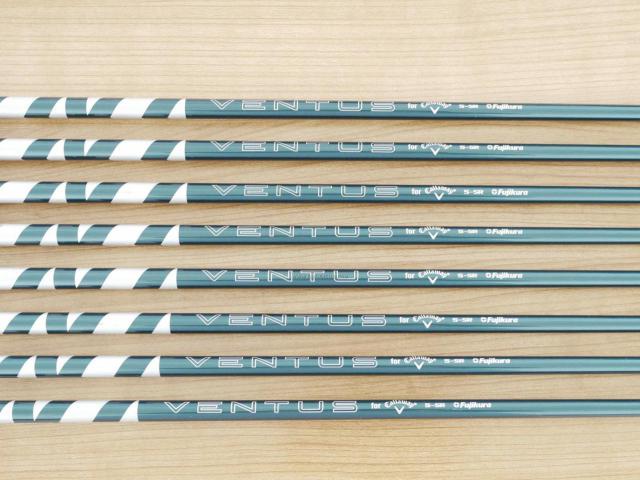 Iron set : Callaway : ชุดเหล็ก Callaway ELYTE Max Fast (รุ่นล่าสุด ออกปี 2025 ตีง่ายมาก ไกล Japan Spec.) มีเหล็ก 5-Pw,Aw,Sw (8 ชิ้น) ก้านกราไฟต์ Fujikura VENTUS 5 Flex SR