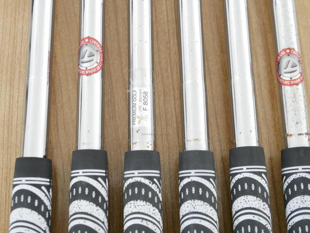 Iron set : Taylormade : ชุดเหล็ก Taylormade Stealth (ออกปี 2022 Japan Spec.) มีเหล็ก 6-Pw,Aw (6 ชิ้น) ก้านเหล็ก KBS Max MT 85 Flex S