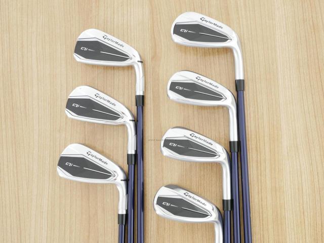 Iron set : Taylormade : ชุดเหล็ก Taylormade Qi (รุ่นล่าสุด ออกปี 2024 Japan Spec.) มีเหล็ก 6-Pw,Aw,Sw (7 ชิ้น) ก้านกราไฟต์ Mitsubishi Diamana TM60 Flex R