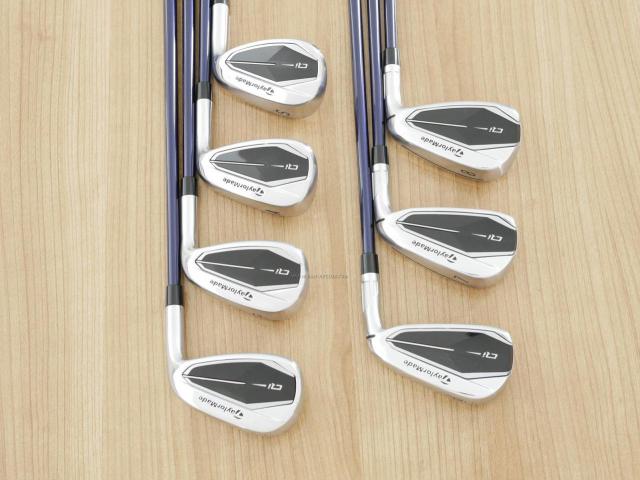Iron set : Taylormade : ชุดเหล็ก Taylormade Qi (รุ่นล่าสุด ออกปี 2024 Japan Spec.) มีเหล็ก 6-Pw,Aw,Sw (7 ชิ้น) ก้านกราไฟต์ Mitsubishi Diamana TM60 Flex R