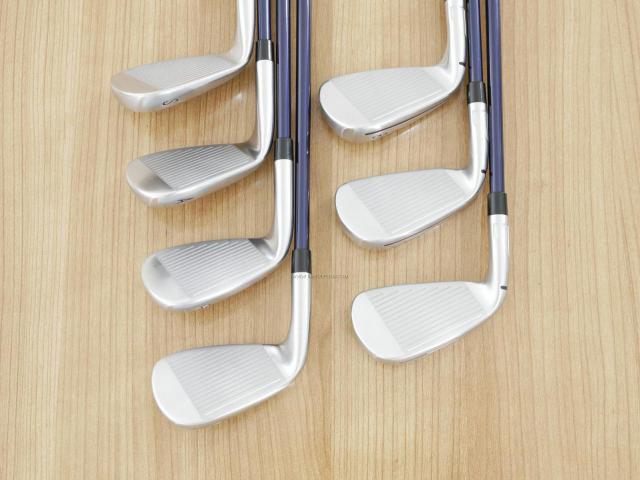 Iron set : Taylormade : ชุดเหล็ก Taylormade Qi (รุ่นล่าสุด ออกปี 2024 Japan Spec.) มีเหล็ก 6-Pw,Aw,Sw (7 ชิ้น) ก้านกราไฟต์ Mitsubishi Diamana TM60 Flex R