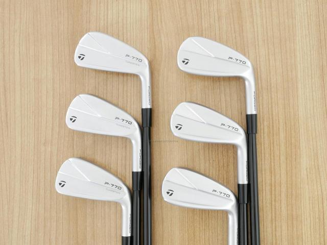 Iron set : Taylormade : ชุดเหล็ก Taylormade P770 Forged (รุ่นปี 2023 นุ่ม แน่น)  มีเหล็ก 5-Pw (6 ชิ้น) ก้านกราไฟต์ Mitsubishi Diamana Thump i95 Flex S