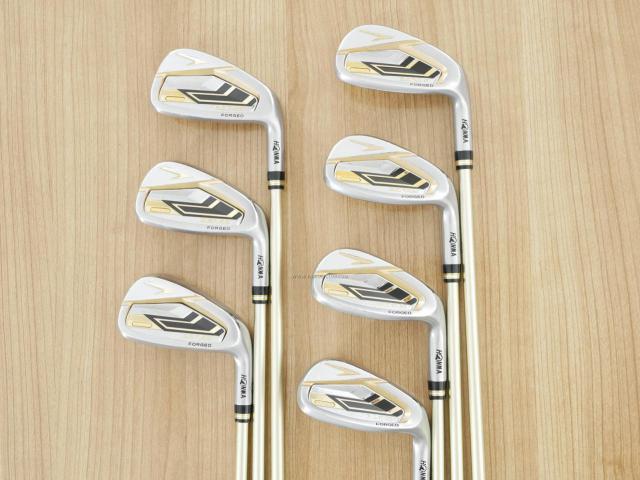 Iron set : Honma : **ก้าน 3 ดาว** ชุดเหล็ก Honma Beres 09 Forged (รุ่นล่าสุด ออกปี 2024 สวยมากๆ) มีเหล็ก 7-11,Aw,Sw (7 ชิ้น เทียบเท่า 6-Pw,Aw,Sw) ก้าน ARMRQ FX Light Flex R (3 ดาว)