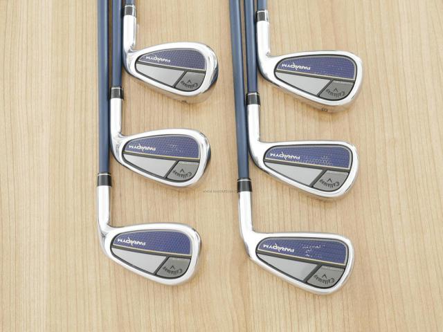 Iron set : Callaway : ชุดเหล็ก Callaway Paradym (รุ่นปี 2023 Japan Spec.) มีเหล็ก 6-Pw,Aw (6 ชิ้น) ก้านกราไฟต์ Fujikura VENTUS TR 5 Flex R