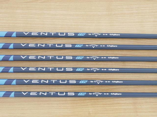 Iron set : Callaway : ชุดเหล็ก Callaway Paradym (รุ่นปี 2023 Japan Spec.) มีเหล็ก 6-Pw,Aw (6 ชิ้น) ก้านกราไฟต์ Fujikura VENTUS TR 5 Flex R